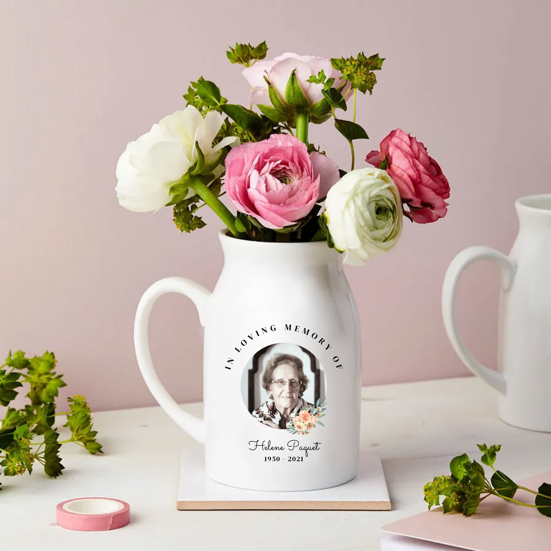 Personalised Photo Remembrance Vase