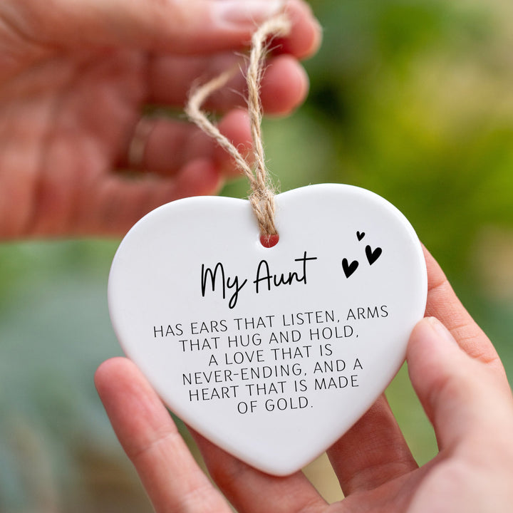 My Aunt Quote Ceramic Keepsake