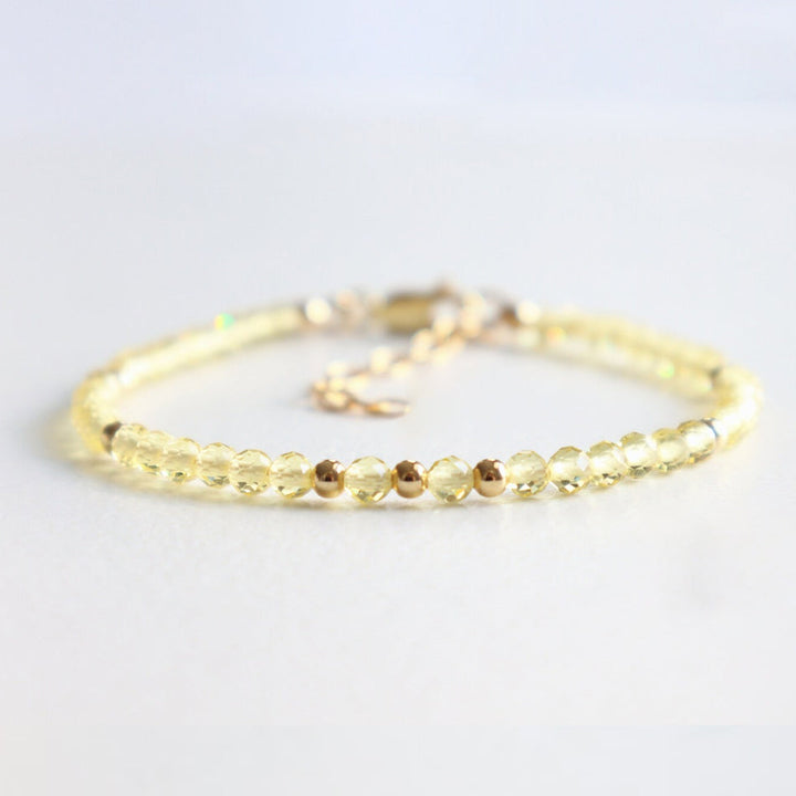 Citrine Crystal Bracelet