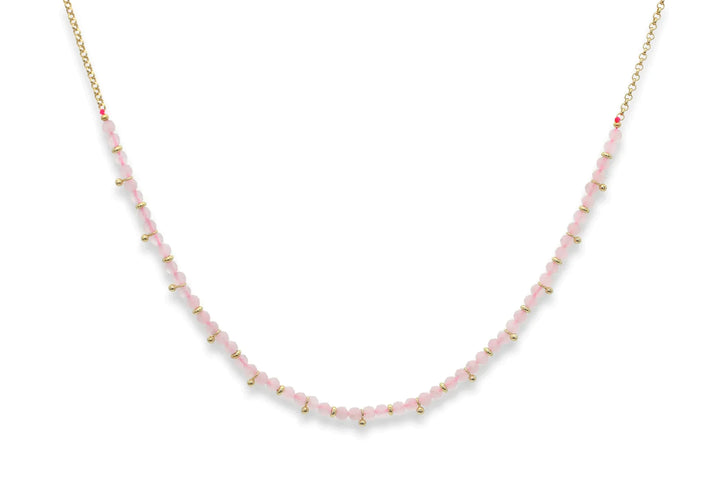 Rose Quartz Gemstone Necklace